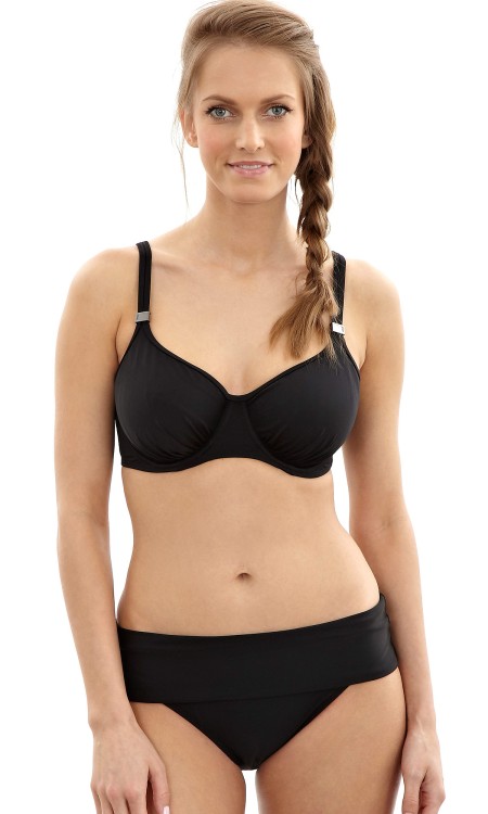 Anya - Panache Swimwear - figi z zakładką SW0887 - czerń