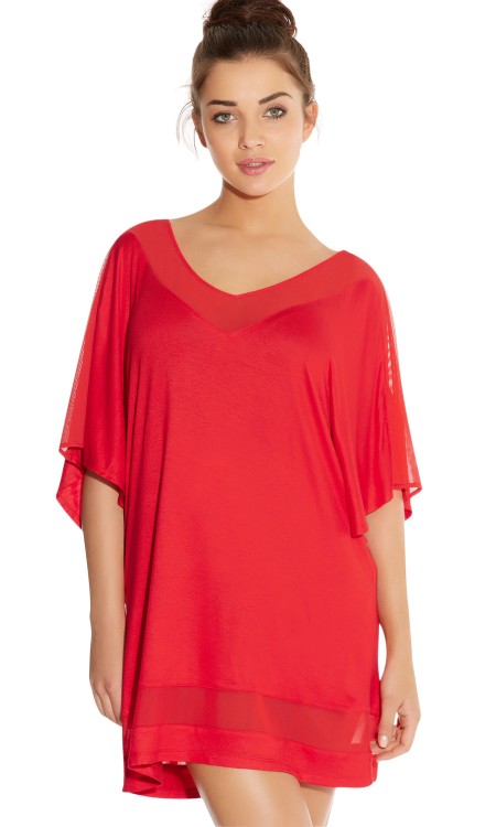 Rock Star - Freya Swim - tunika plażowa AS3001 - czerwień