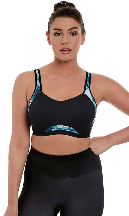 Epic Crop Top - Freya Active - biustonosz sportowy AC4004 - ciemny grafit