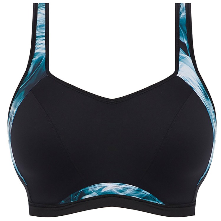 Epic Crop Top - Freya Active - biustonosz sportowy AC4004 - ciemny grafit