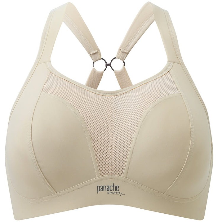 Non Wired Sports Bra - Panache Sport - biustonosz 7341 - latte