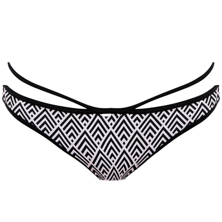 Gatsby - Freya Swim - figi italini AS5865 - czarno-biały