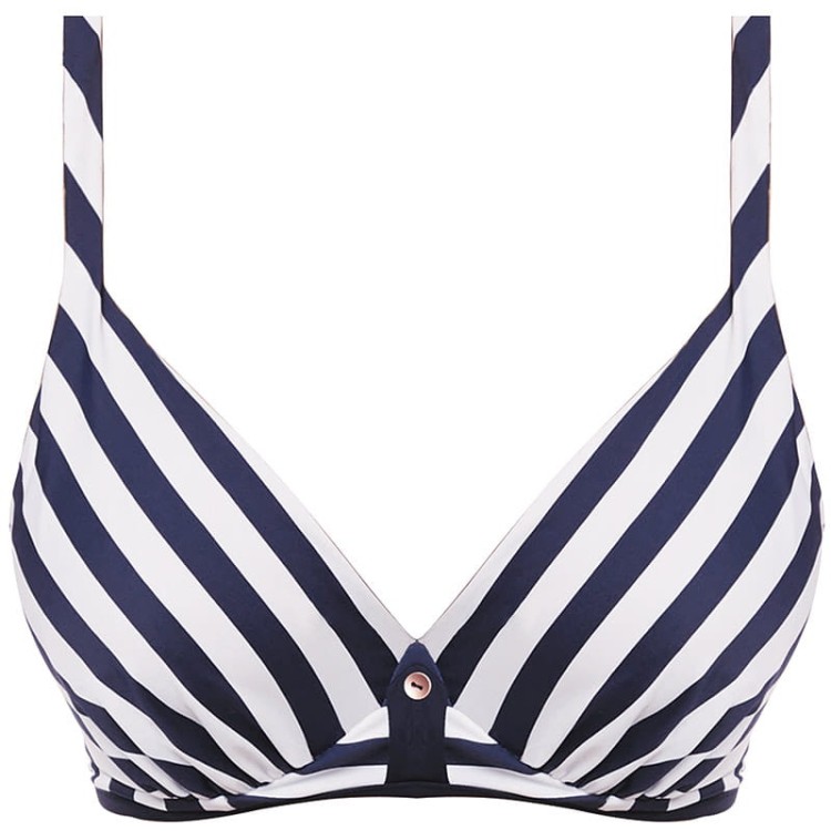 Cote D'Azur - Fantasie Swim - biustonosz kąpielowy 6741 - granat i biel