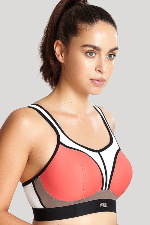 Non Wired Sports Bra - Panache Sport - biustonosz 7341 - coral multi