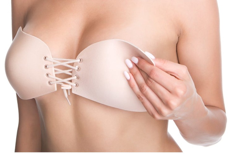 Wow - Julimex - biustonosz samonośny materiałowy - beż