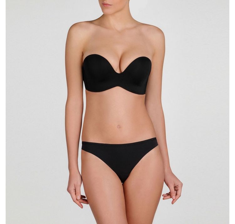 Perfect Body Plain - Wonderbra - biustonosz WB00032D - czerń
