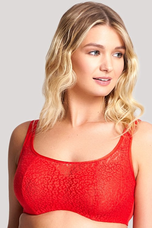 Sofia Dare - Cleo - biustonosz z topem 10241 - scarlet
