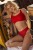 Sofia Dare - Cleo - biustonosz z topem 10241 - scarlet