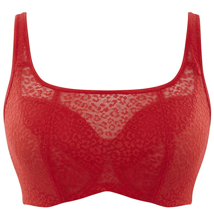 Sofia Dare - Cleo - biustonosz z topem 10241 - scarlet