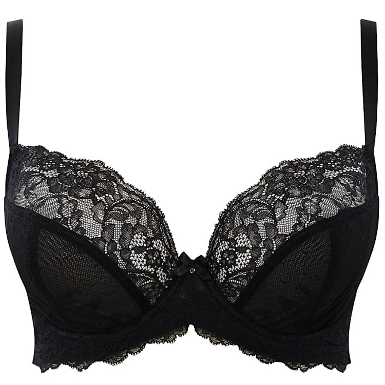 Ana - Panache - biustonosz plunge 9396 - czerń