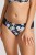 Florentine - Panache Swim - figi marszczone SW1059 - granat i kwiaty