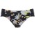 Florentine - Panache Swim - figi marszczone SW1059 - granat i kwiaty