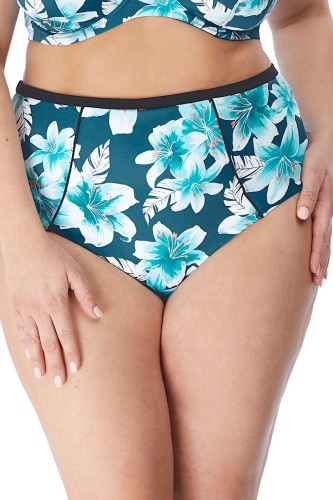 Island Lily - Elomi - wysokie figi kąpielowe ES7225 - niebieski