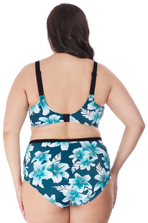 Island Lily - Elomi - wysokie figi kąpielowe ES7225 - niebieski