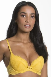 Superboost Lace - Gossard - biustonosz 7711 - żółty
