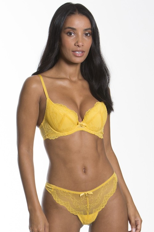 Superboost Lace - Gossard - biustonosz 7711 - musztarda