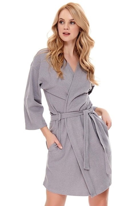 SWW.9658 - DN-Nightwear - szlafrok - szary