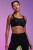 Sports Bra - Panache Sport - biustonosz 5021 - czerń i limonka