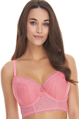 Fancies - Freya - biustonosz longline AA1014 - łosoś