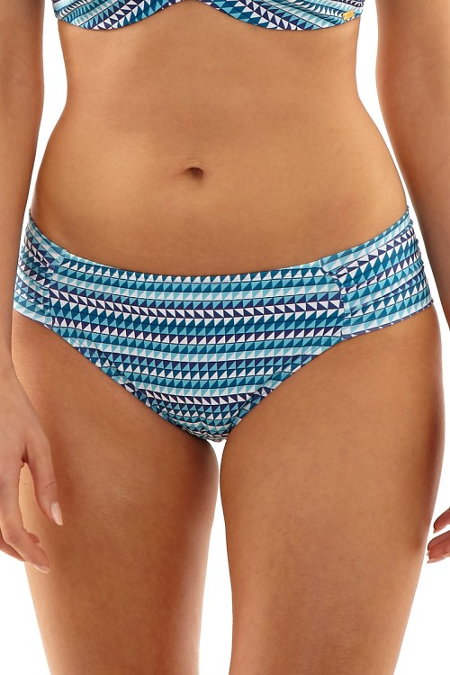 Nina - Panache Swimwear - figi marszczone SW1069 - niebieski