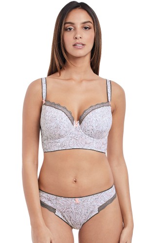 Urban echo - Freya - biustonosz longline AA1954 - szary