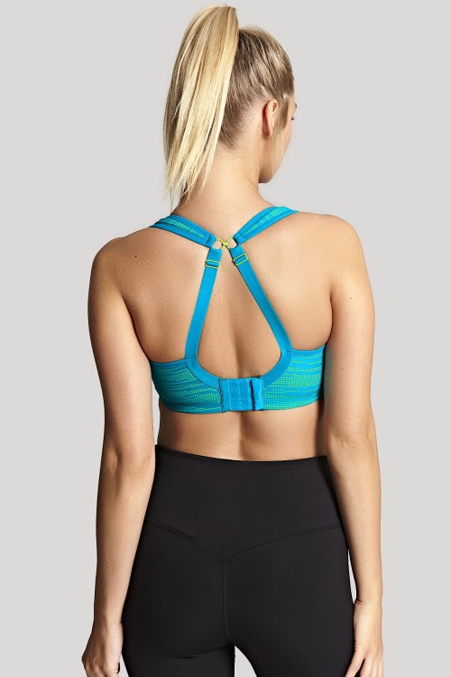 Sports Bra - Panache Sport - biustonosz 5021 - teal/lime