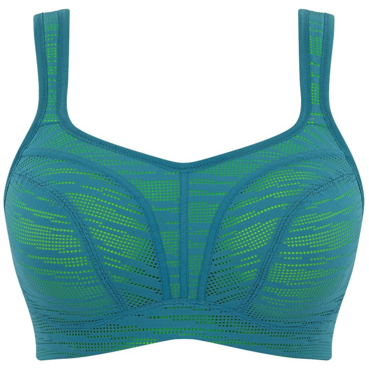 Sports Bra - Panache Sport - biustonosz 5021 - teal/lime