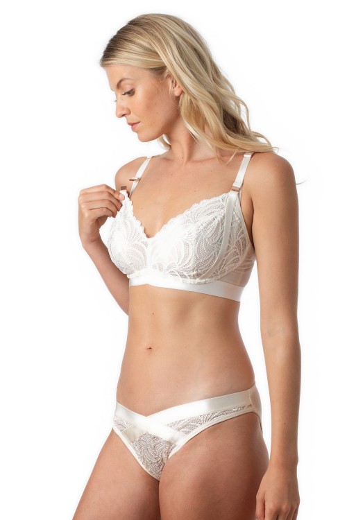 Warrior Soft Cup Bra - Hotmilk - biustonosz bez fiszbin - krem