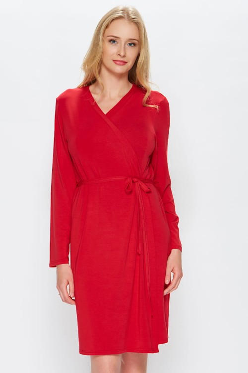 Szlafrok - Miss Fabio - 54/9-88P - tango czerwień