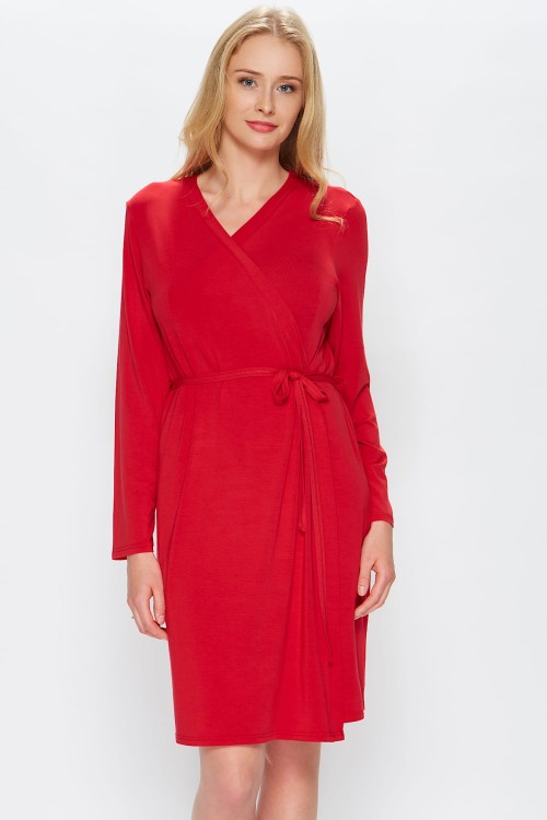 Szlafrok - Miss Fabio - 54/9-88P - tango czerwień