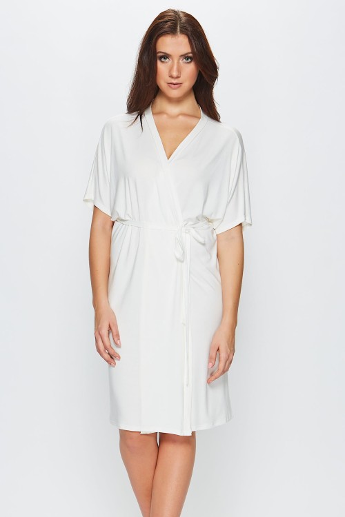 Szlafrok - Miss Fabio - 54/2-199V - ecru