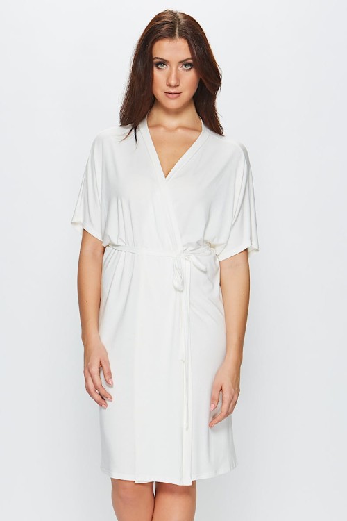 Szlafrok - Miss Fabio - 54/2-199V - ecru