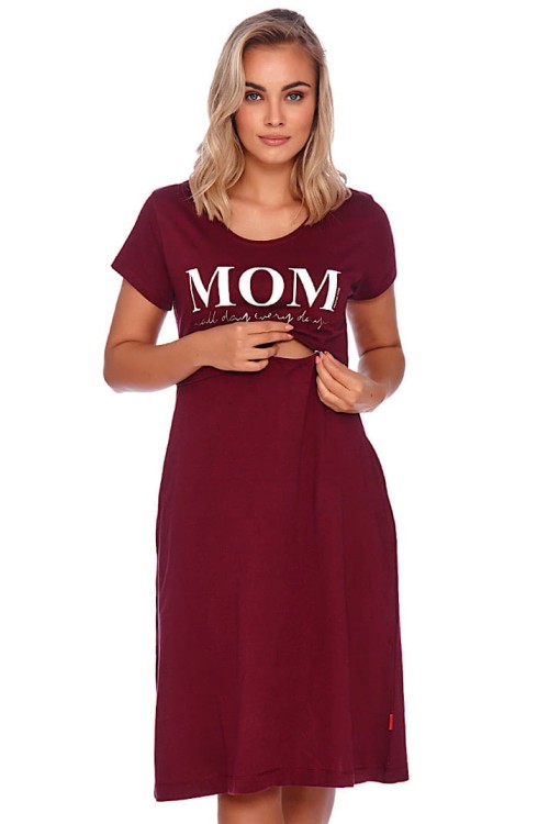 TCB.4200 - DN-Nightwear - koszula nocna - sangria
