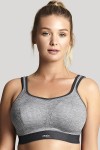 Boundless - Panache Sport - biustonosz bez fiszbin 7341 - charcoal marl