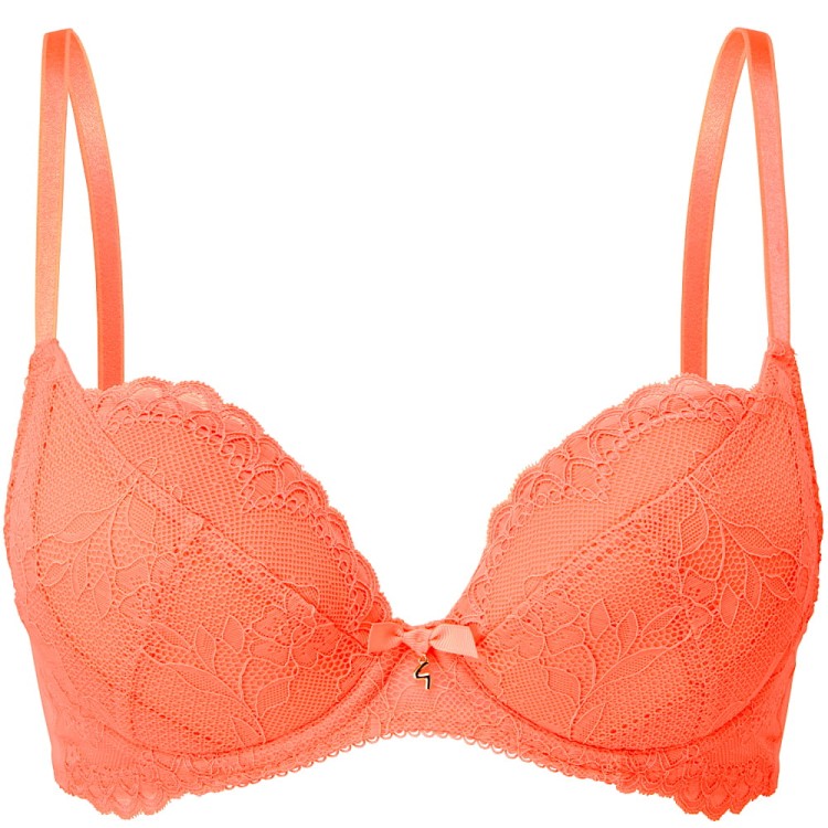 Superboost Lace - Gossard - biustonosz 7711 - neon coral