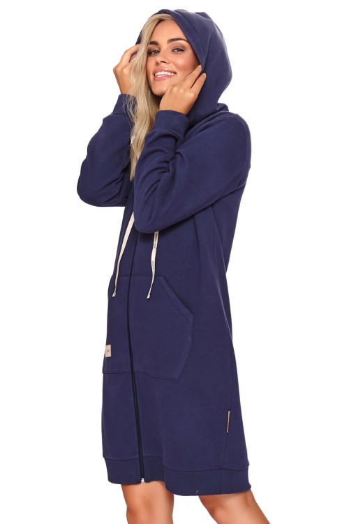 SMZ.9756 - DN-Nightwear - szlafrok - granat