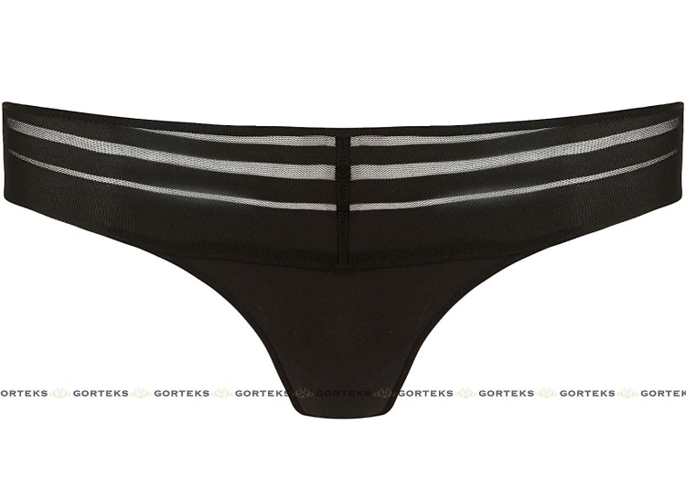 Luna - Gorteks - stringi - czerń