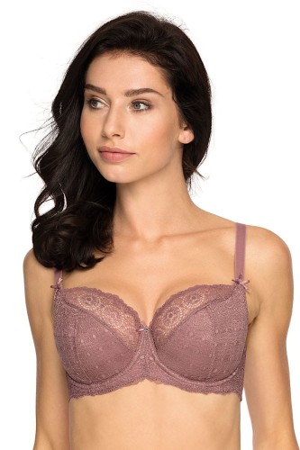Koronkowa fantazja - Bella Misteria - biustonosz półusztywniany 20-34/SS10 - róż