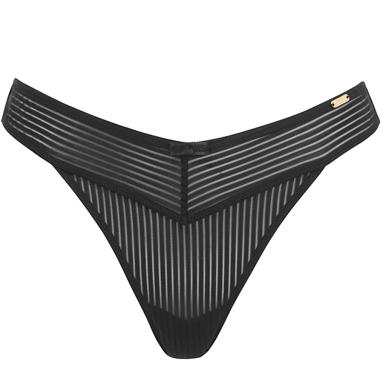 Sheer Stripe - Gossard - wysokie figi 18803 - czerń