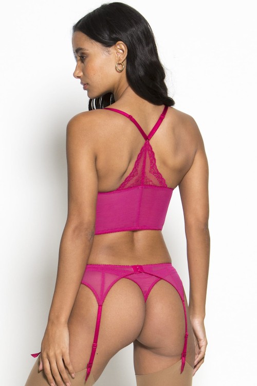 Superboost Lace - Gossard - pas do pończoch 7712 - fuksja