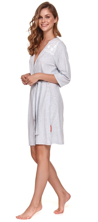 SWW.9277 - DN-Nightwear - szlafrok - grey melange