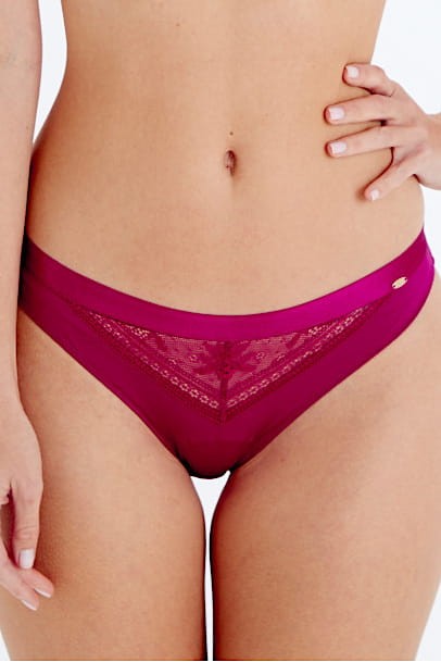 Botanical Lace - Pretty Polly - figi - fuksja