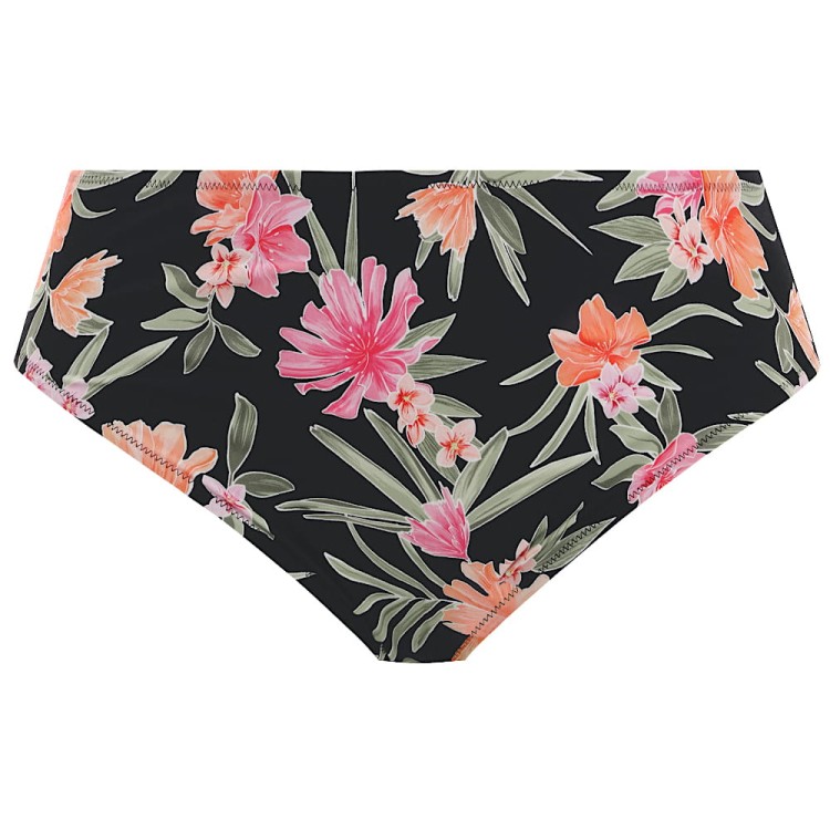 Dark Tropics - Elomi - wysokie figi kąpielowe ES800172 - czerń i kwiaty