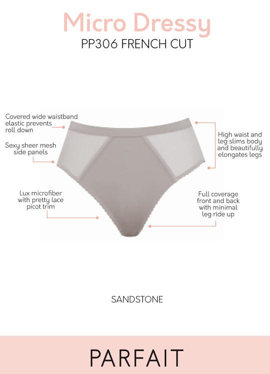 Micro Dressy French Cut - Parfait - figi PP306 - sandstone