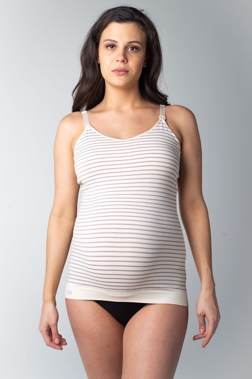 My Necessity Cami - Hotmilk - koszulka do karmienia - twilight stripe