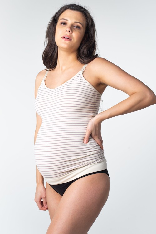 My Necessity Cami - Hotmilk - koszulka do karmienia - twilight stripe