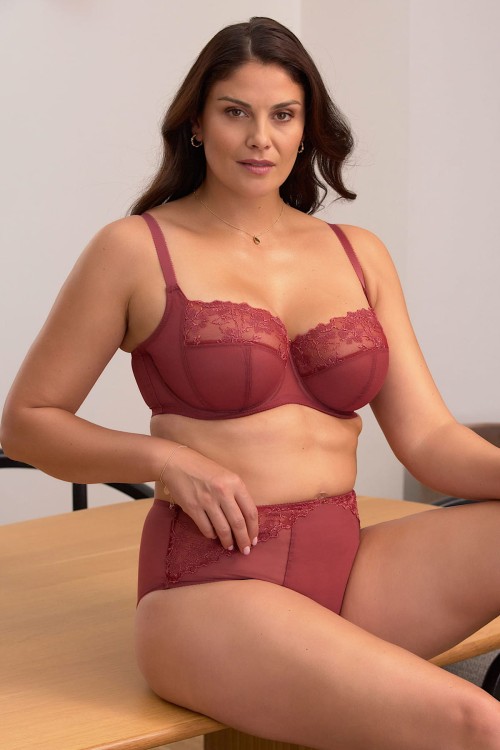 Emilia - Panache - biustonosz 10445 - mineral red