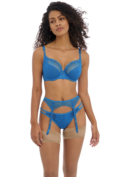 Temptress - Freya - biustonosz AA400102 - med blue