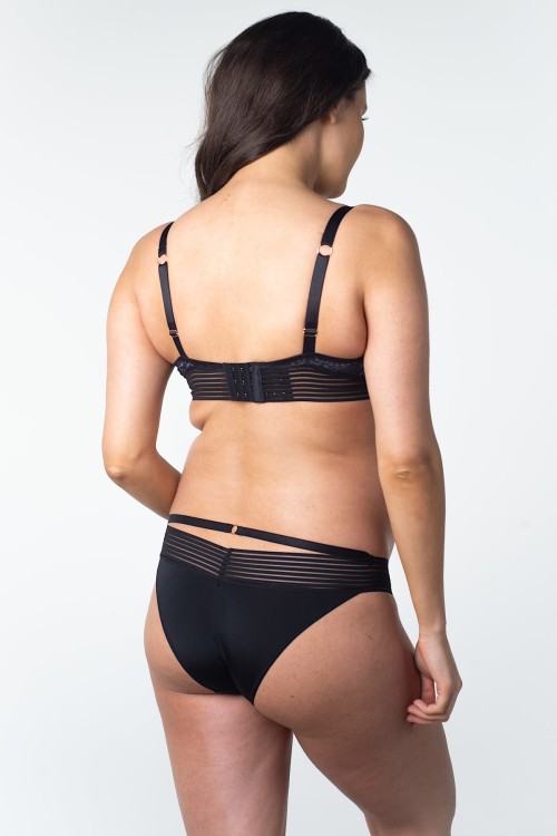 Ambition - ProjectMe by Hotmilk - biustonosz bez fiszbin t-shirt - onyx