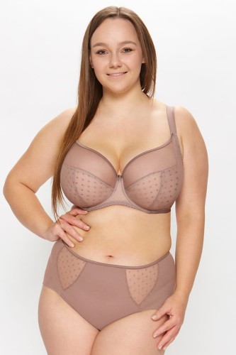 Grace - Miss Fabio - figi wysokie P0103 - mocca